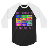 The Future Is Genderless 3/4 Sleeve Raglan Shirt